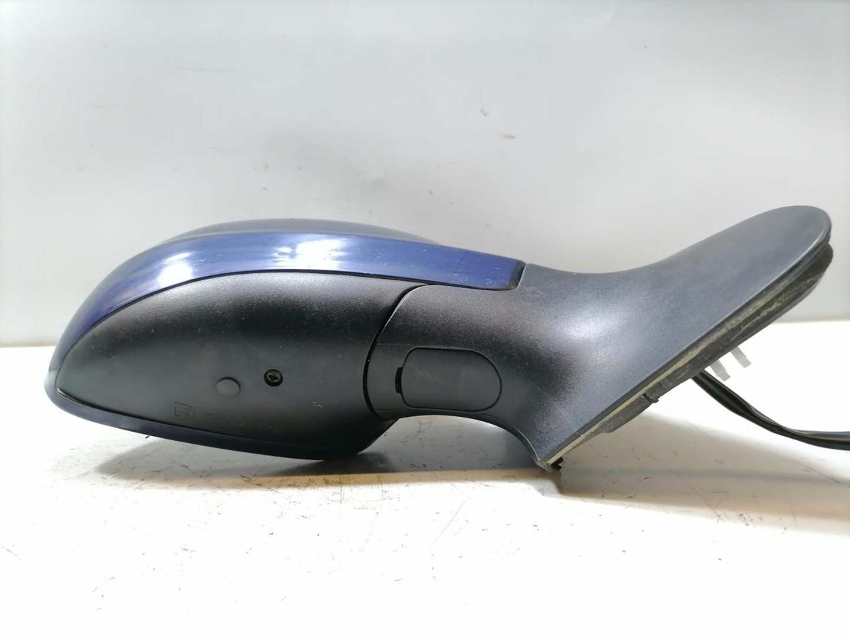 VW Golf 4 original Außenspiegel rechts LB5N Indigoblau elektrisch Bj.2003